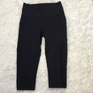 Lululemon Mind Over Miles Crop (17" ) Black